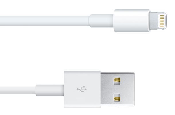 CABLE USB IPHONE 5/6 BLANCO