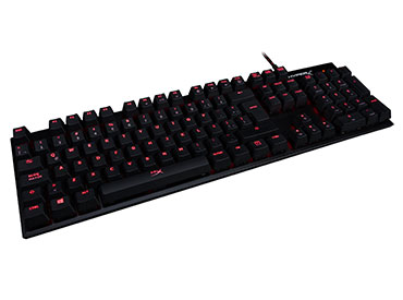 TECLADO KINGSTON GAMER MECANICO HYPERX ALLOY CHERRY BROWN ILUMINADO HX-KB1BR1-LA/A4