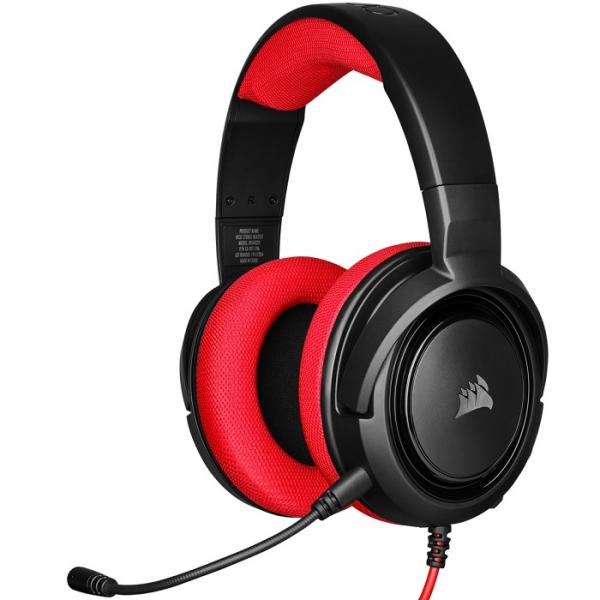 HEADSET CORSAIR HS35 RED CA-9011198-NA