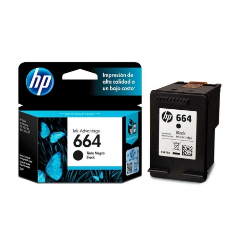 CARTUCHO HP 664 NEGRO / F6V29AL