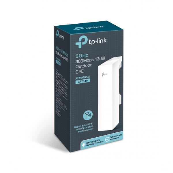 PUNTO DE ACESSO TP LINK 300MBPS 5GHZ 13DBI EXTERIOR CPE510 (ES)