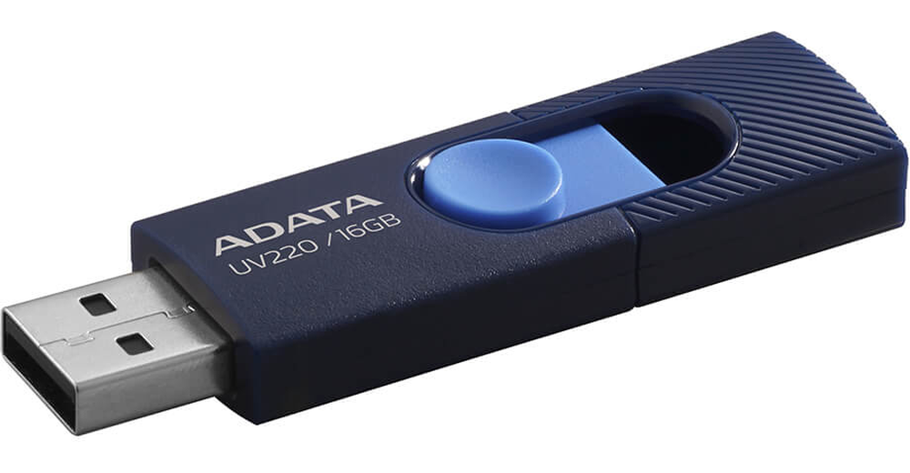 MEMORIA USB 16GB ADATA BLUE/NAVY AUV220-16G-RBLNV