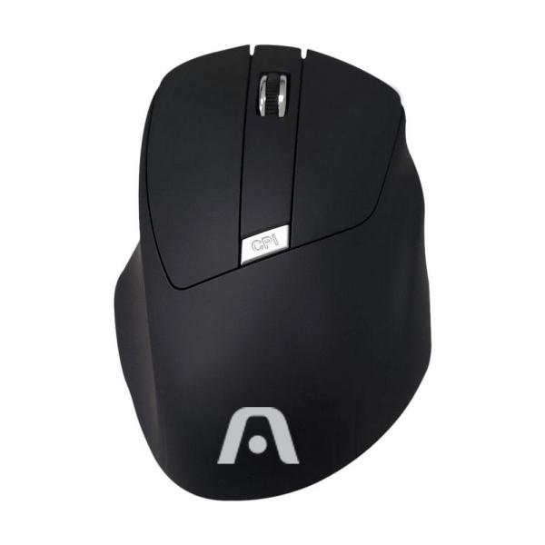 MOUSE ARGOM MAXI INALAMBRICO BLACK ARG-MS-0033BK
