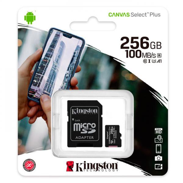 MEMORIA MICRO SD 256GB CANVAS SELECT KINGSTON SDCS2/256GB