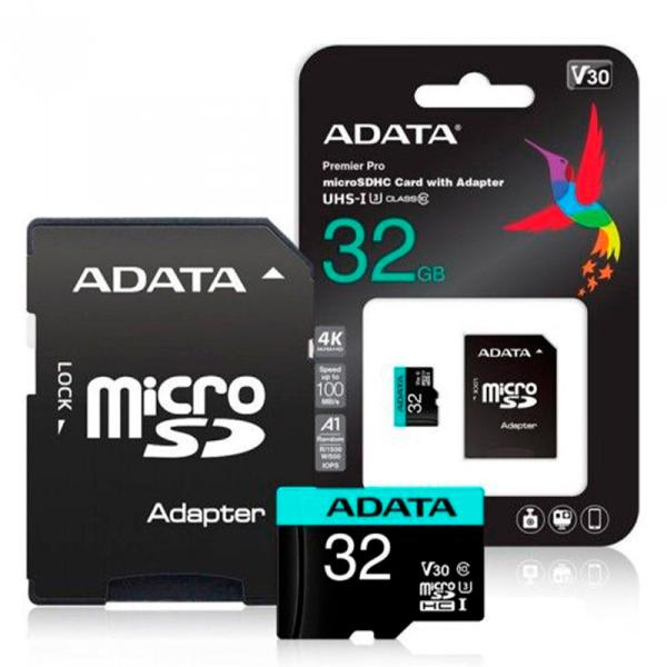 MEMORIA MICRO SD 32GB ADATA AUSDH32GUI3V30SA2-RA1