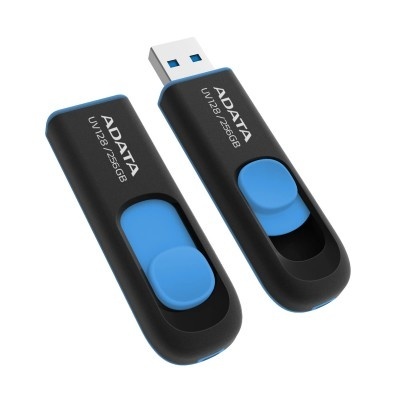 MEMORIA USB 256GB ADATA BLACK+BLUE AUV128-256G-RBE