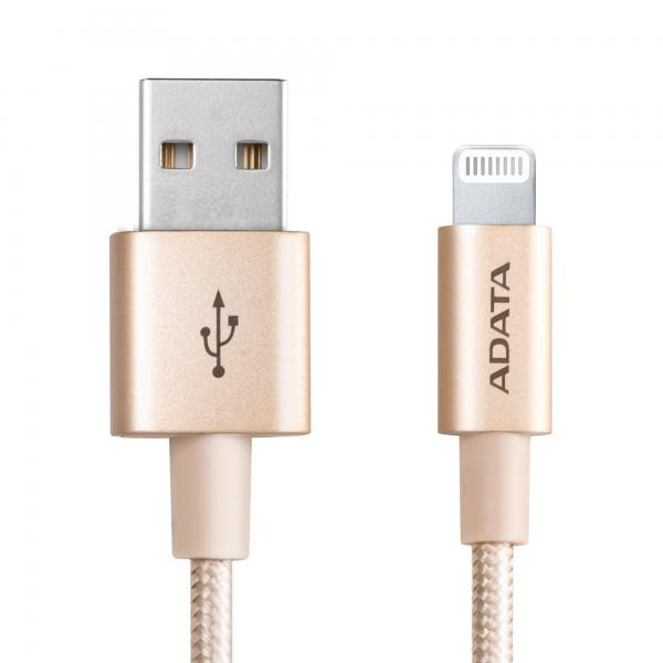 CABLE ADATA PARA IPHONE LIGHTNING GOLDEN AMFIAL-1MK-CGD