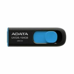 MEMORIA USB 64GB ADATA BLACK+BLUE AUV128-64G-RBE
