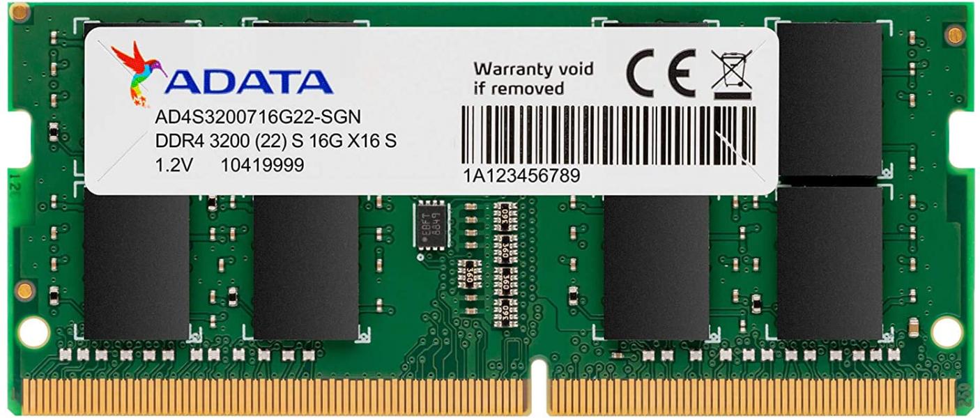 MEMORIA LAPTOP 16GB DDR4 3200MHZ ADATA AD4S320016G22-SGN