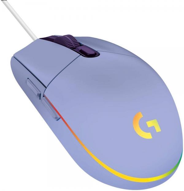 MOUSE LOGITECH USB G203 LIGHTSYNC LILAC 910-005851