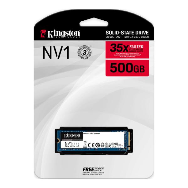 HD INTERNO 500GB M.2 2280NVME PCIE SOLIDO KINGSTON SNV2S/500G