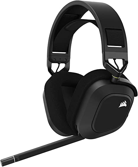 HEADSET CORSAIR HS80 RGB ALAMBRICO CARBON CA-9011237-NA
