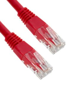PATCH CORD CAT6 ROJO 5FT (SOLO REDONDO)