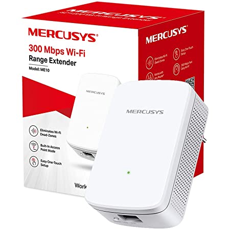 AMPLIFICADOR DE SE&Ntilde;AL MERCUSYS (TP LINK)  300Mbps ME10