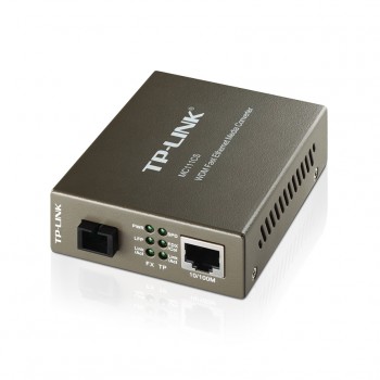 ADAPTADOR TP LINK CONVERTIDOR 10/100 MBPS WDM MEDIA MC112CS UN