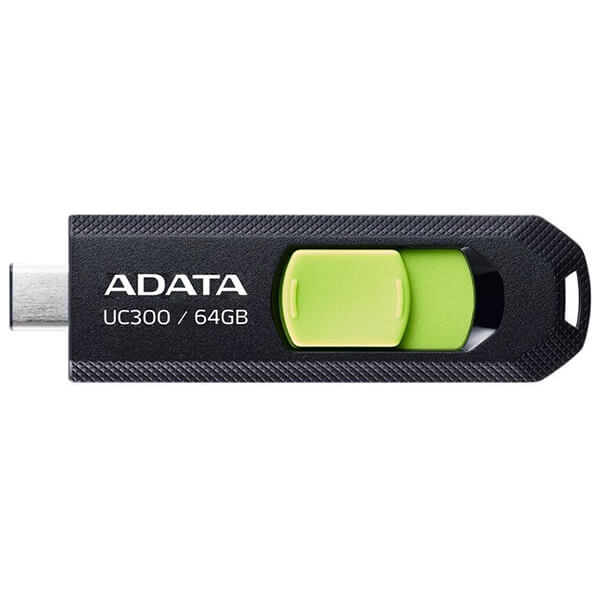 MEMORIA USB 64GB 3.2 ADATA UC300 TYPE-C ACHO-UC300-64G-RBK/GN