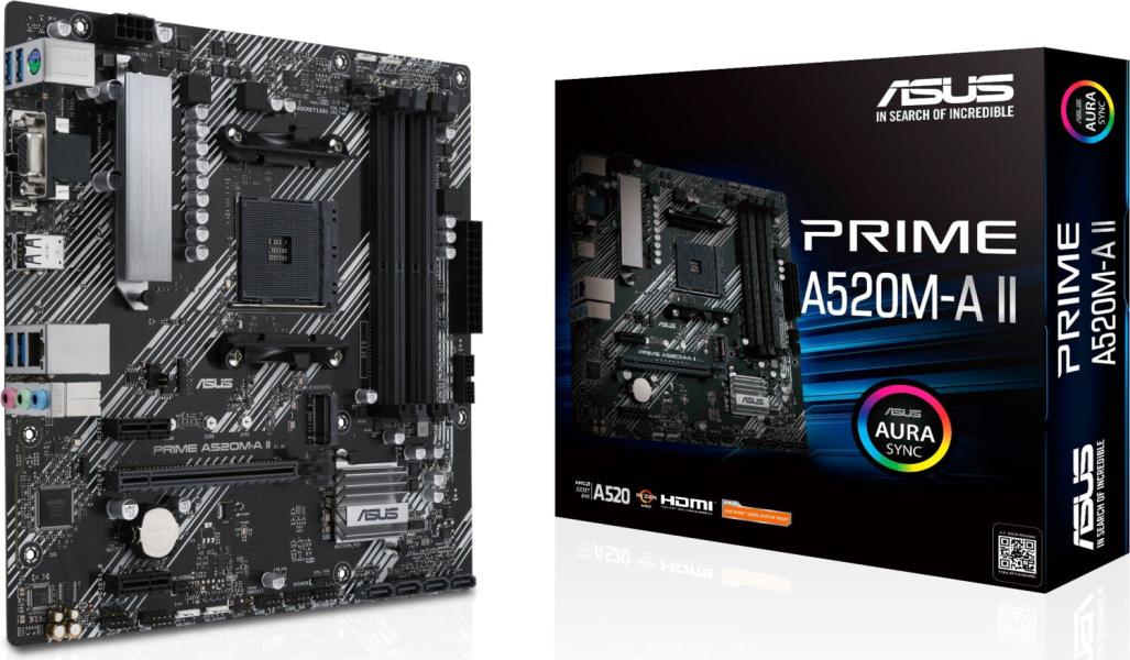 TARJETA MADRE ASUS PRIME A520M-A II 90MB17H0-M0EAYC AM4