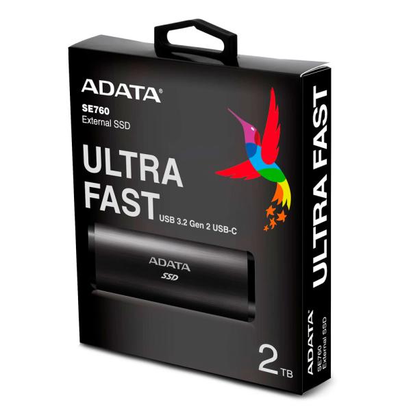 HD EXTERNO 2TB SOLIDO SE760 ADATA ASE760-2TU32G2-CTI