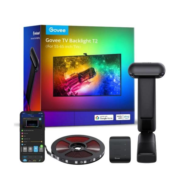 TORRE DE LUCES GOVEE ENVISUAL TV BACKLIGHT T2 CON DUAL CAMARAS H605C H605C111-OF-LA