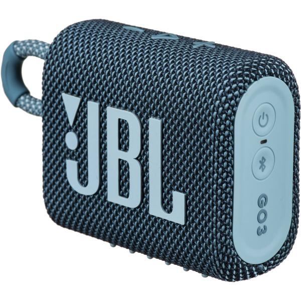 PARLANTE JBL GO3 BLUETOOTH IMPERMEABLE BLUE JBLGO3BLUAM