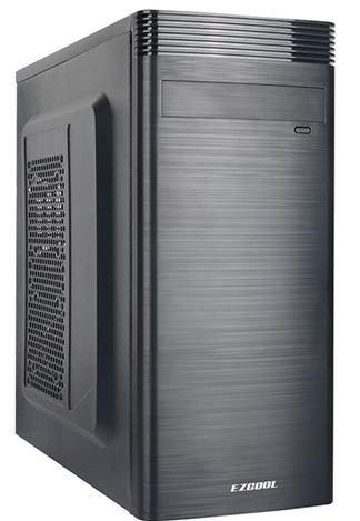 CASE CNX-510 ATX BLACK USB 2.0*2 + HD AUDIO + FUENTE DE PODER 600W
