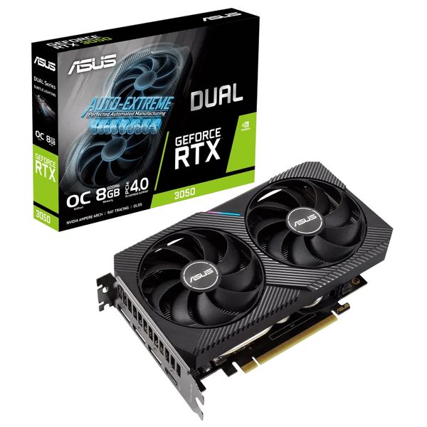 TARJETA DE VIDEO ASUS DUAL-RTX3050-O8G 90YV0HH0-M0AA00