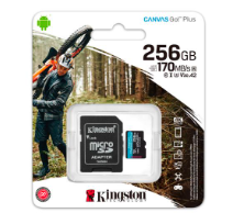 MEMORIA MICRO SD 256GB KINGSTON CANVAS GO PLUS 170R SDCG3/256GB