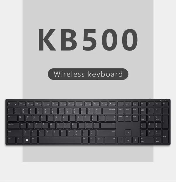 TECLADO DELL INALAMBRICO KB500 KB500-BK-R-LTN SPANISH 580-AKLH