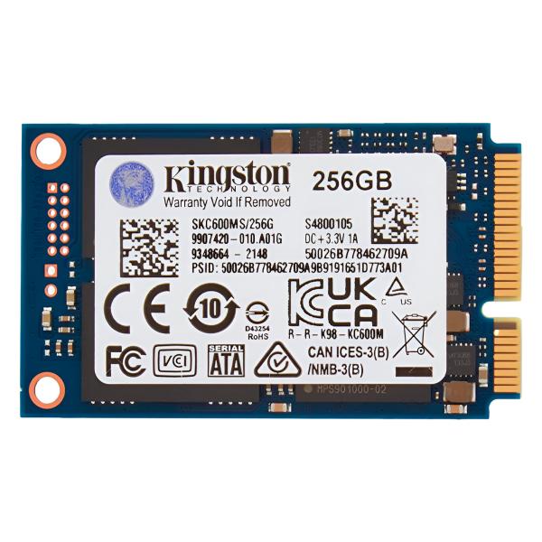 HD INTERNO 256GB SOLIDO MSATA 3D TLC NAND KINGSTON SKC600MS/256G