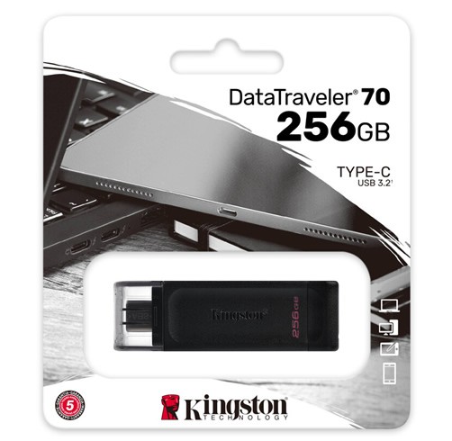 MEMORIA USB TYPE  C 256GB 3.0 KINGSTON DATA TRAVELER 70 DT70/256GB